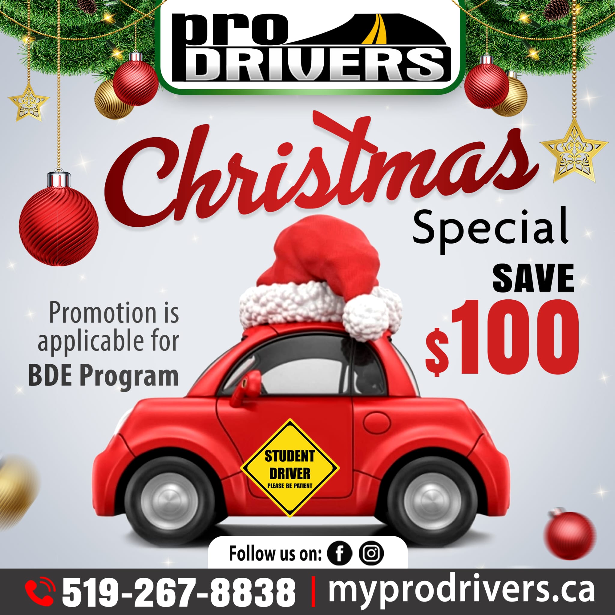 Cambridge Prodrivers - In-class curriculum times and dates